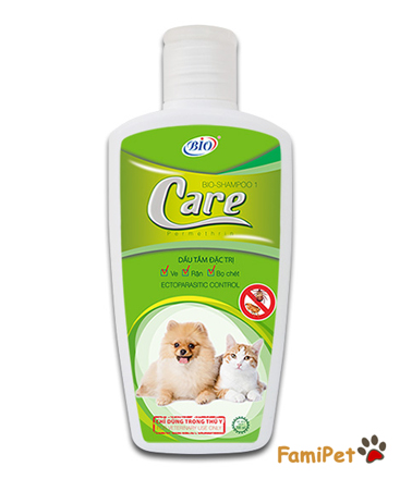 Sữa Tắm Bio Care Trị Ve Rận Bọ Chét Cho Chó Mèo