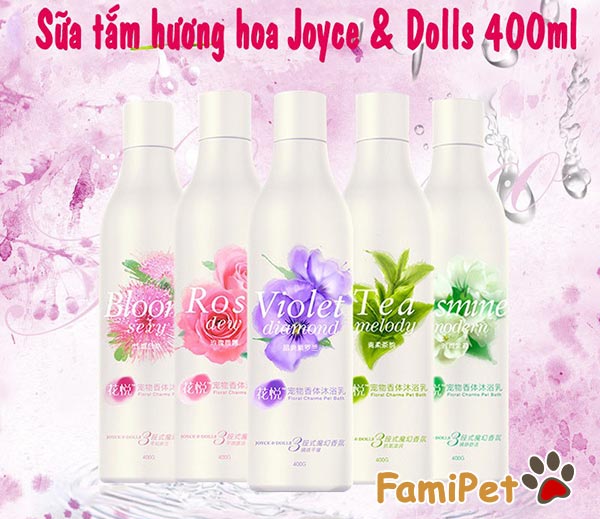 Sản phẩm sữa tắm Joyce & Dolls với hương thơm tươi mới