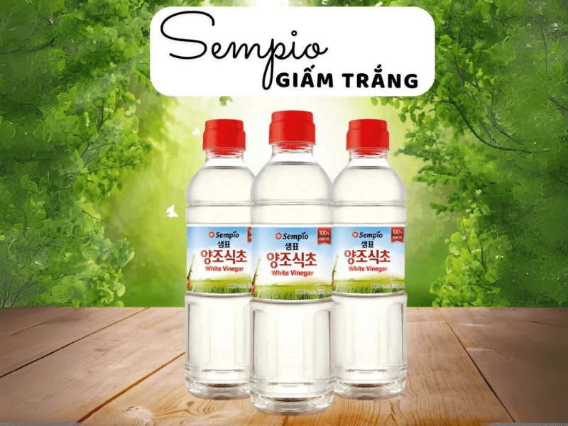 Giấm trắng Sempio – Bí quyết cho những món ăn ngon