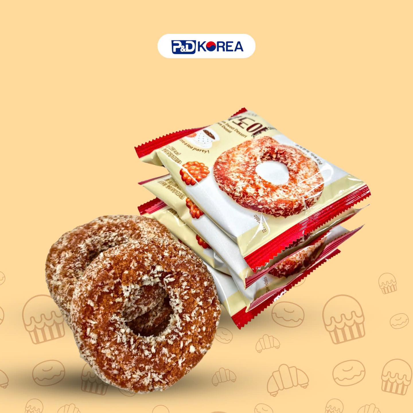 Chỉ 60g – Bánh Donut Yakdoya Kfood Khiến Bạn Muốn Ăn Mãi Không Ngừng!