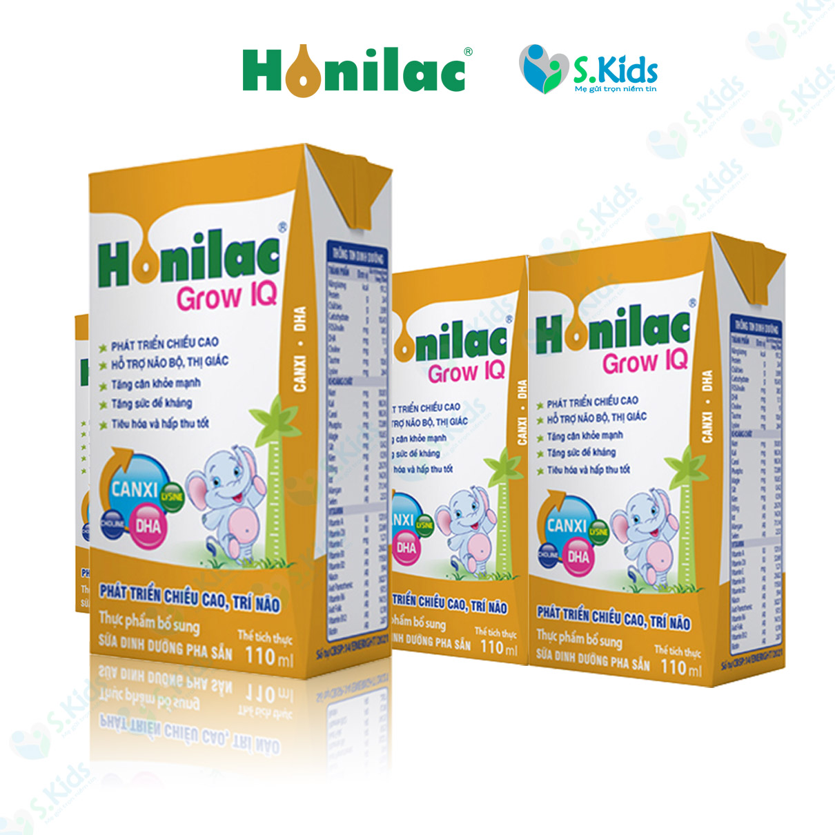 SỮA HONILAC HỘP ĐỎ NỔI BẬT TRÊN NỀN TRẮNG