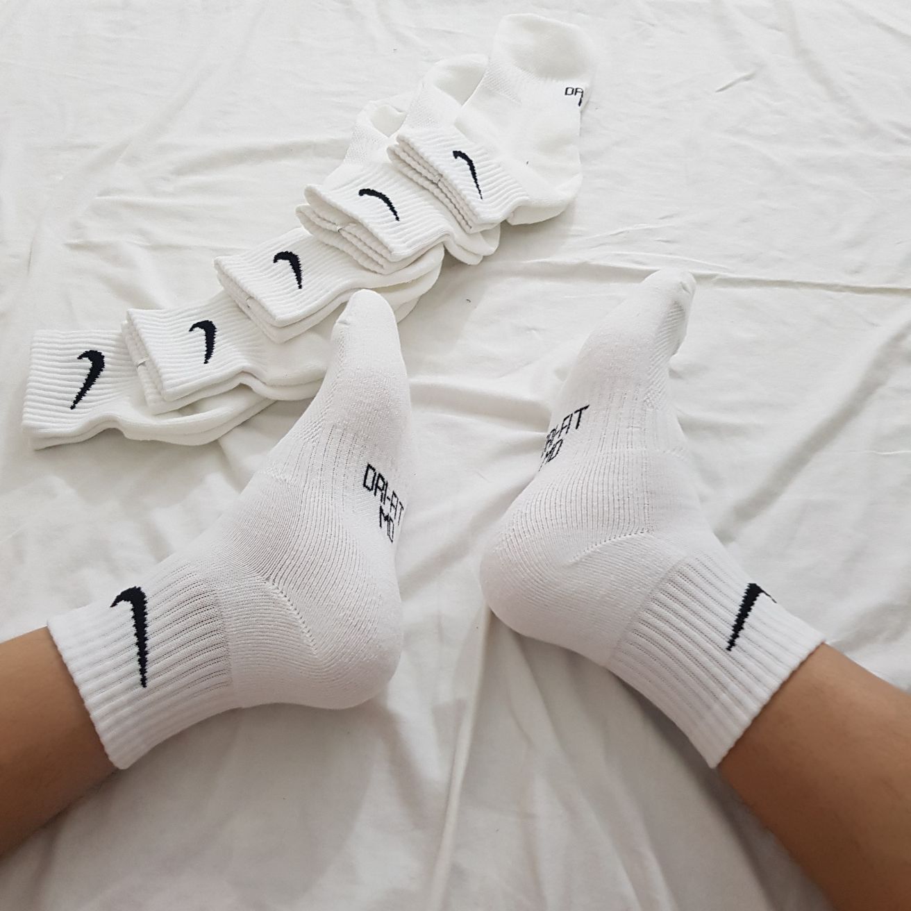 Nike Drifit Perfomance Cotton Socks (US8878A)