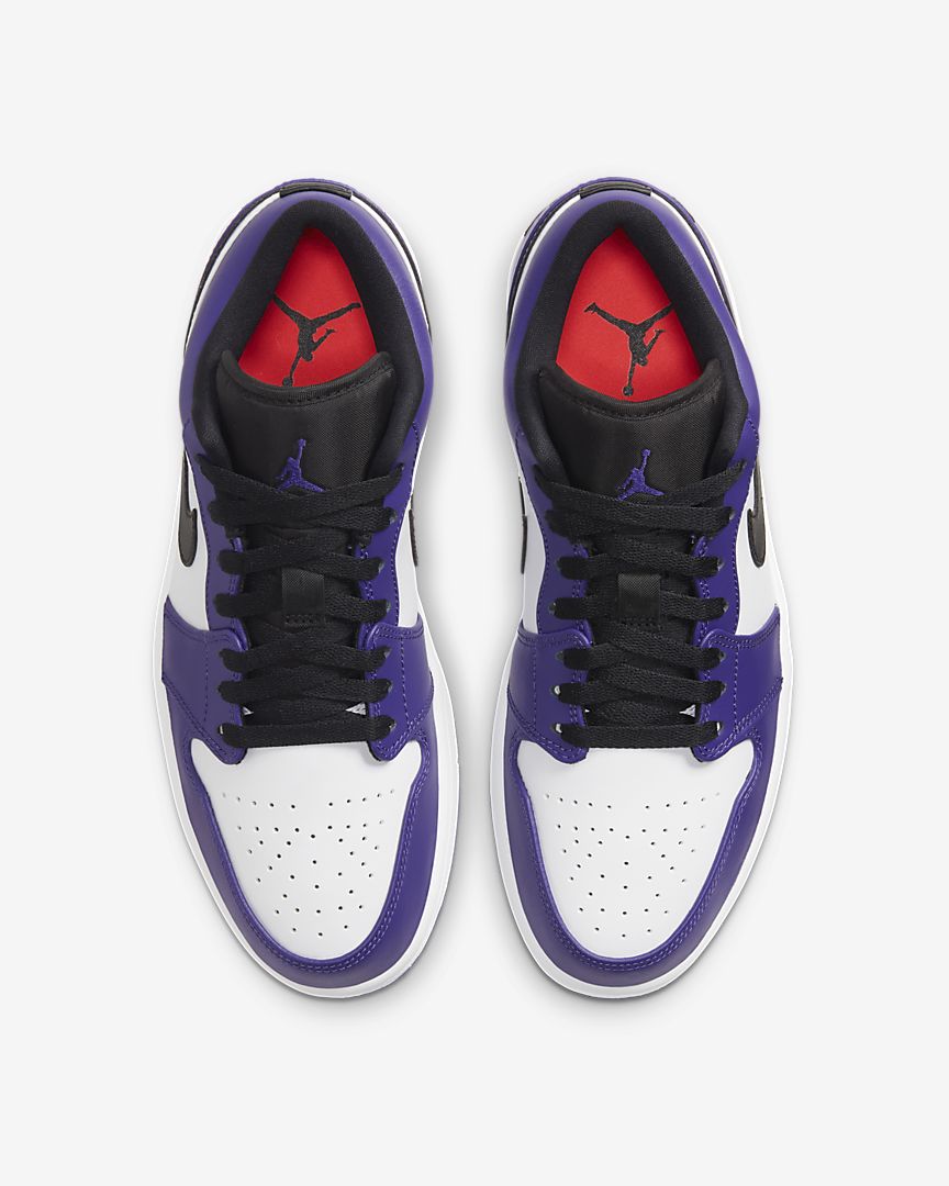 Jordan 1 Low Court Purple White (553558-500)