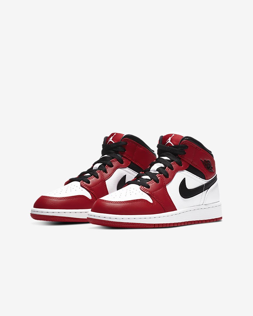 air jordan 1 mid chicago dames