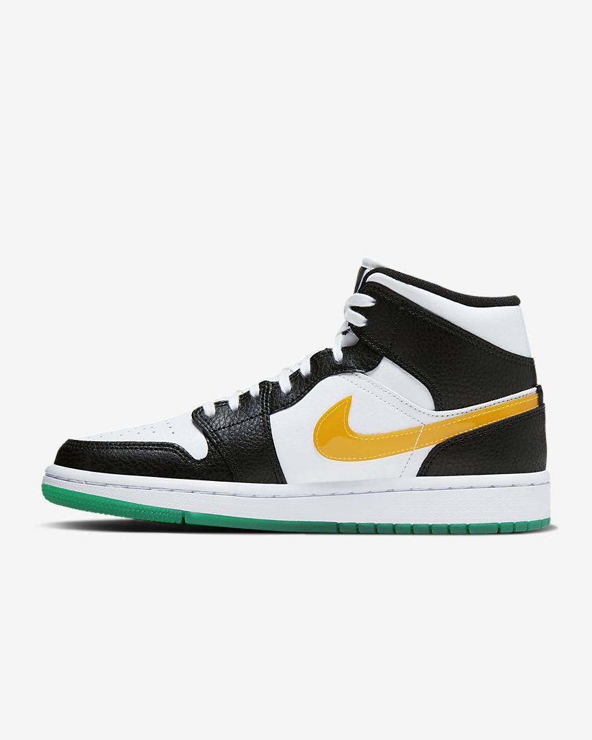 red and yellow jordan 1