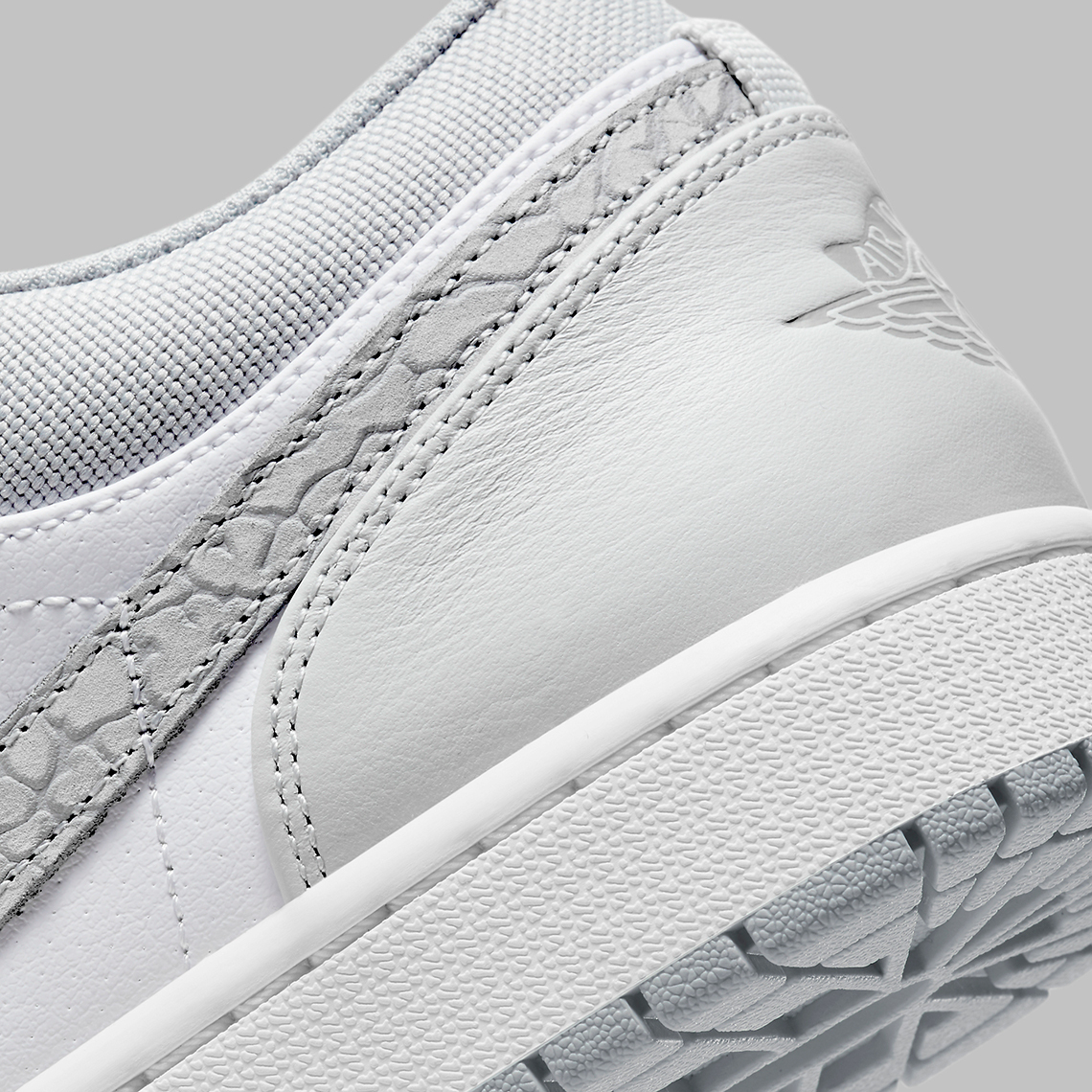 Jordan 1 Low Premium Berlin Grey 'Elephant Print' (DH4629-100)