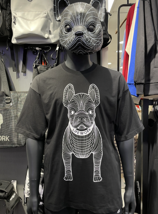 LifeWork Big Ladog Short Sleeve T-Shirt - Black White