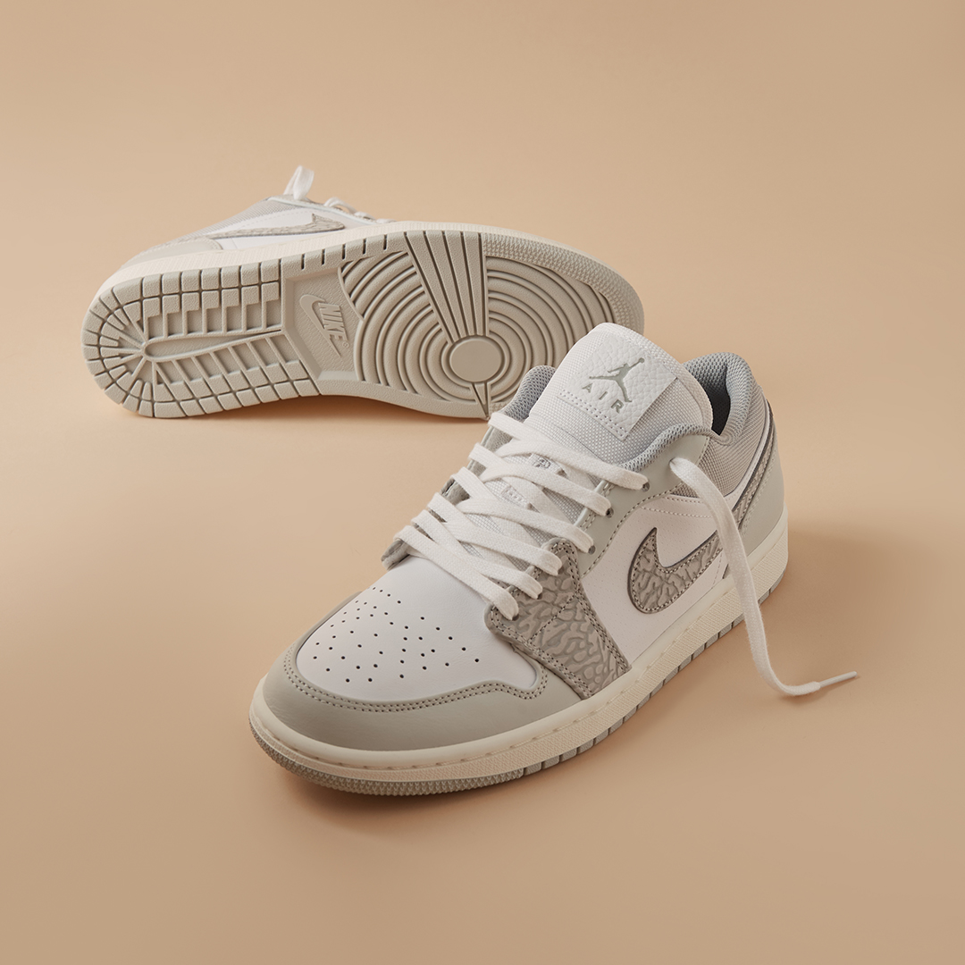Giày Air Jordan 1 Low PRM Smoke Grey Elephant (Berlin Grey) - sku:  DH4269-100 | Shoe Game Việt - Dịch vụ order uy tín nhất, chuyên nghiệp nhất