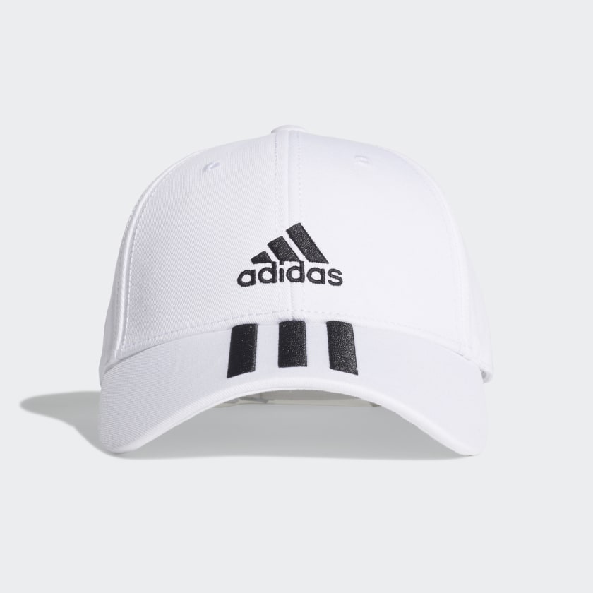 Mũ Adidas Chính Hãng Baseball 3-Stripes Twill Cap White
