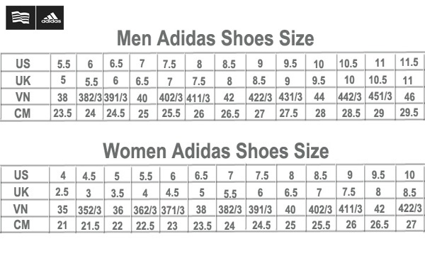 Cách chọn size giày Adidas, Nike chính xác Nhất