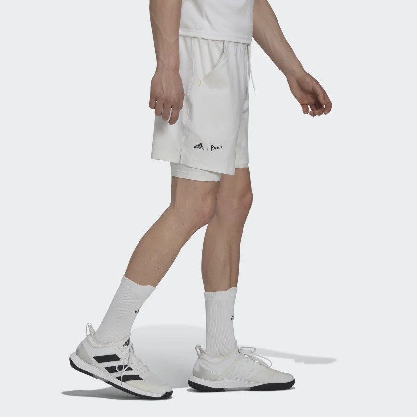 Quần Adidas Nam Chính Hãng - London Two-In-One Shorts - Trắng | Japansport  Hc8538