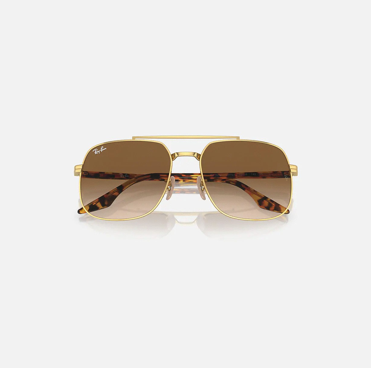 Kính RayBan Chính hãng RB3699 Sunglasses in Gold and Brown