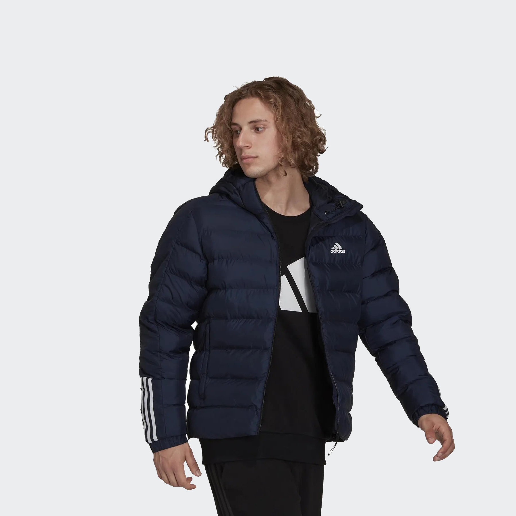 Áo Khoác Adidas Nam Chính Hãng - ITAVIC 3-STRIPES MIDWEIGHT - Xanh 