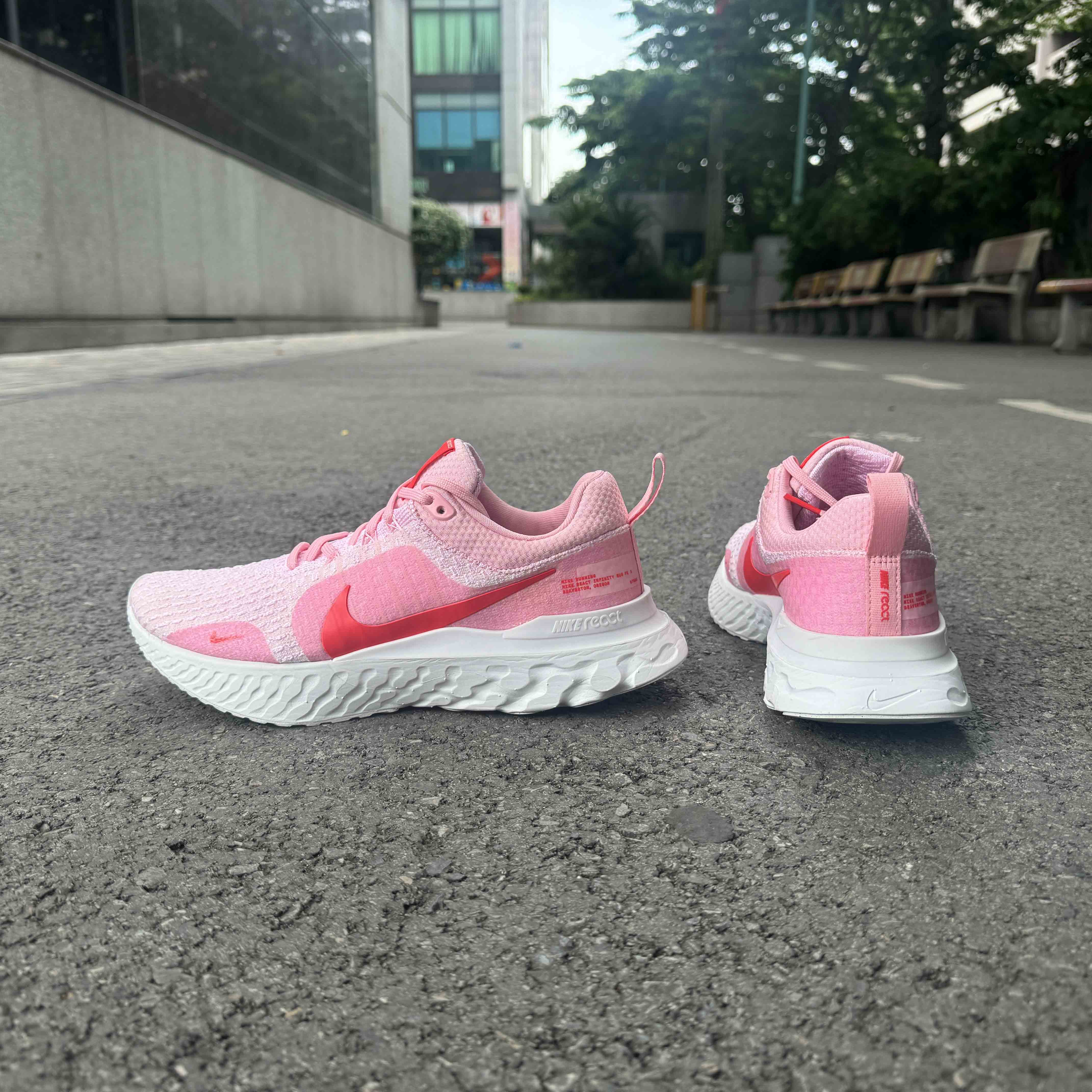 Giày Đã qua sử dụng】Nike Nam Chính Hãng React Infinity Hồng
