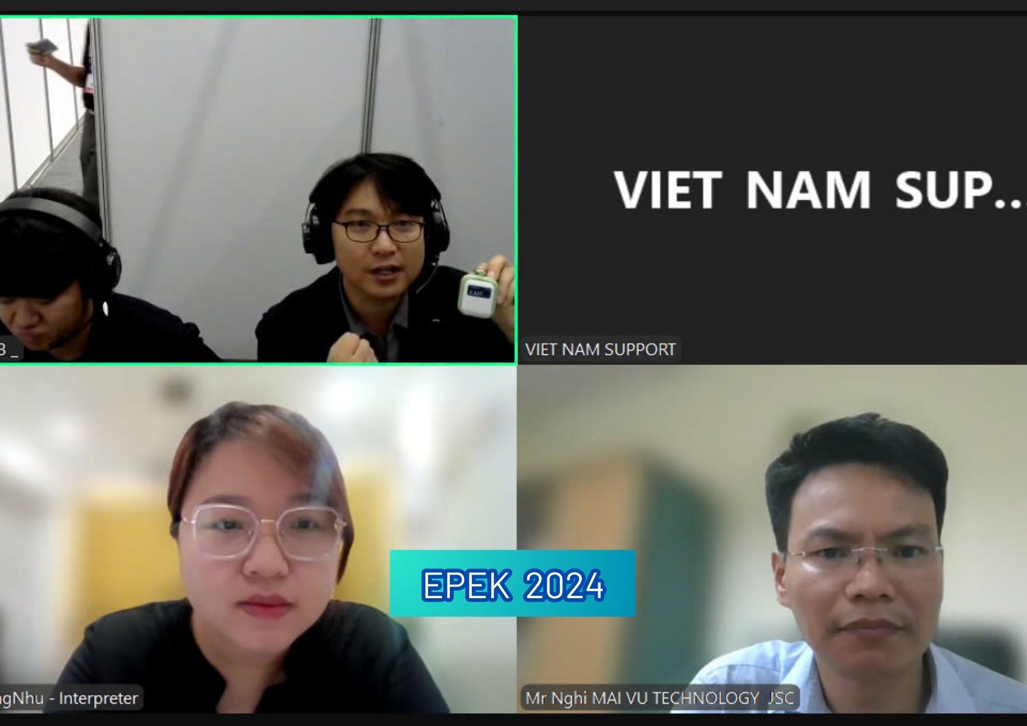 EPEK (ELECTRIC POWER INDUSTRY EXPO) - ONLINE MEETING - 3 SUPPLIERS - THE ROLES OF SINASEAN VIETNAM