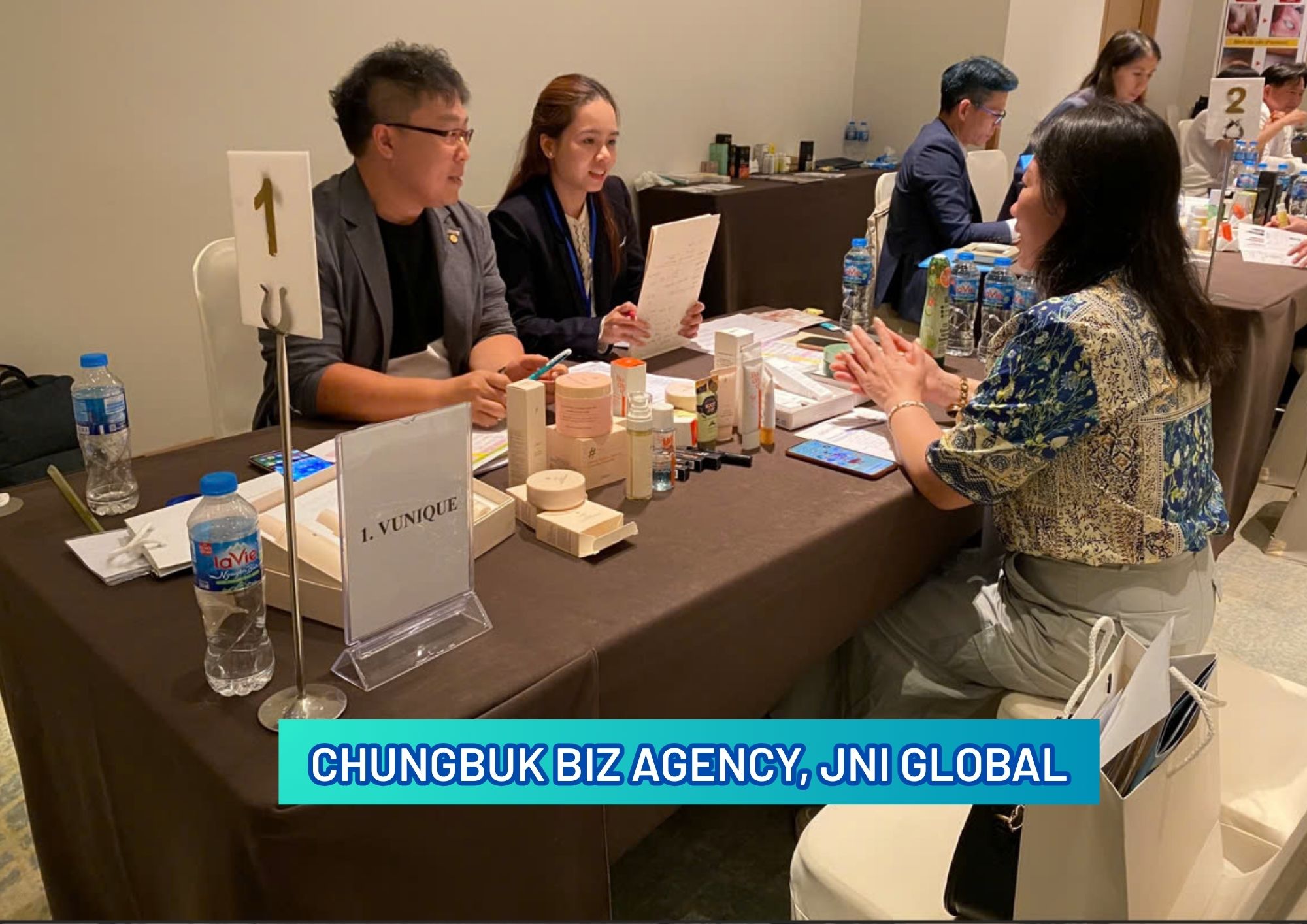 CHUNGBUK BIZ AGENCY, JNI GLOBAL - AT HCMC - 10 SUPPLIERS -  A KEY FACTOR IN CREATING HIGH-QUALITY MEETINGS