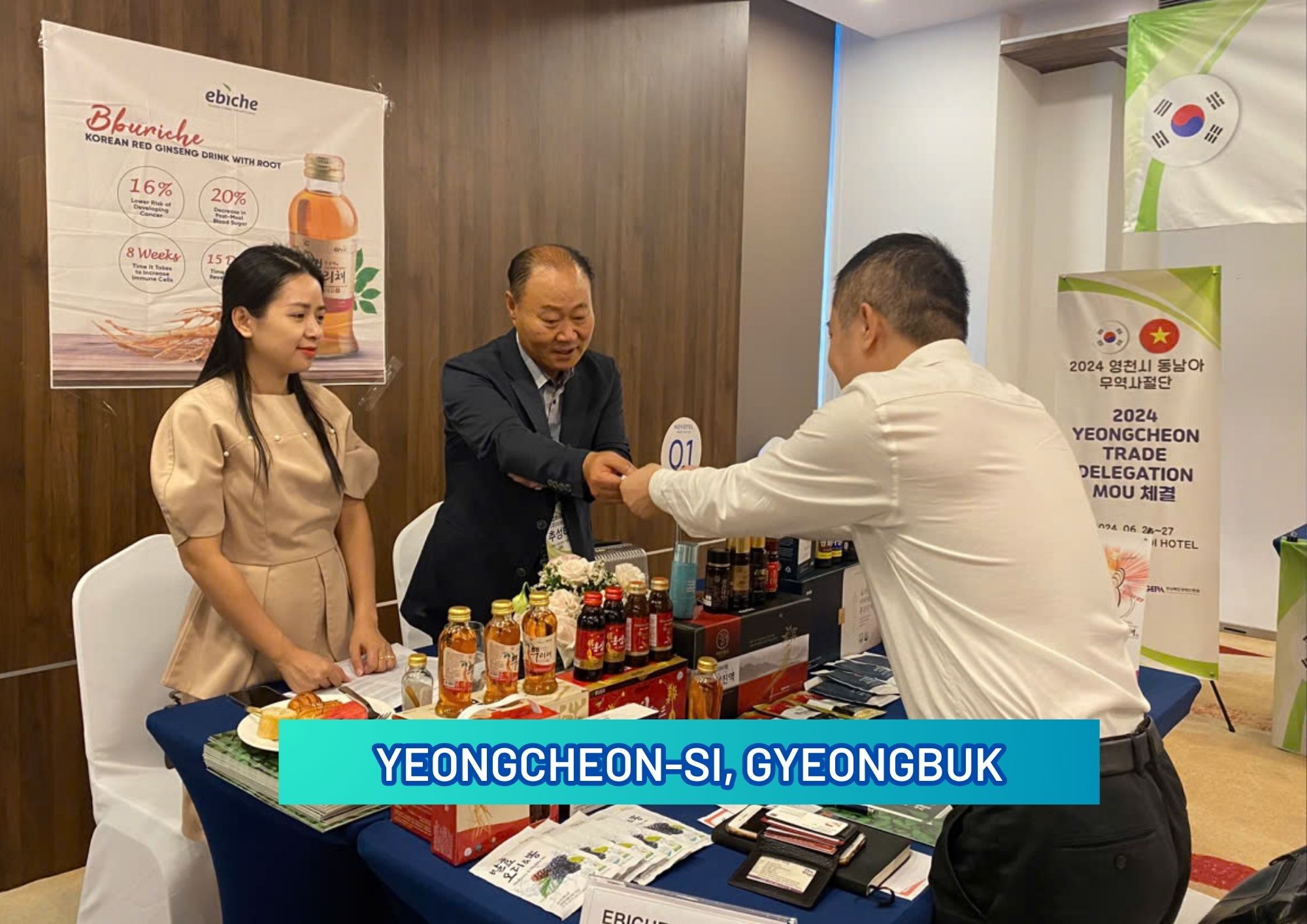 YEONGCHEON-SI, GYEONGBUK - 10 SUPPLIERS - AT HANOI - SINASEAN VIETNAM’S KEY ROLE IN ORGANIZING A SUCCESSFUL TRADE CONNECTION