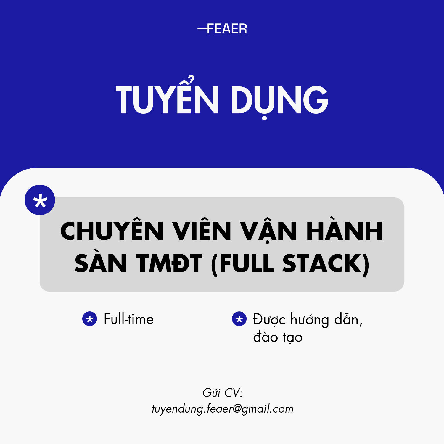 Nhân viên Vận hành sàn TMĐT ( FULL STACK) - E-Commerce Operations Executive