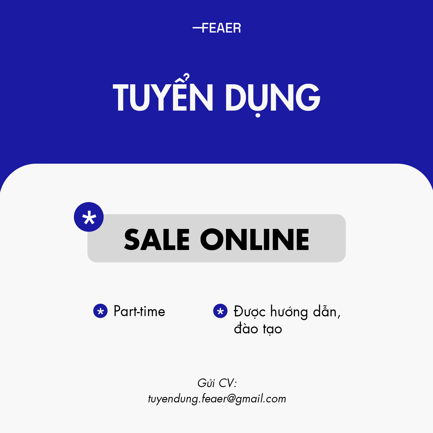 Nhân Viên Sale Online (PART-TIME)
