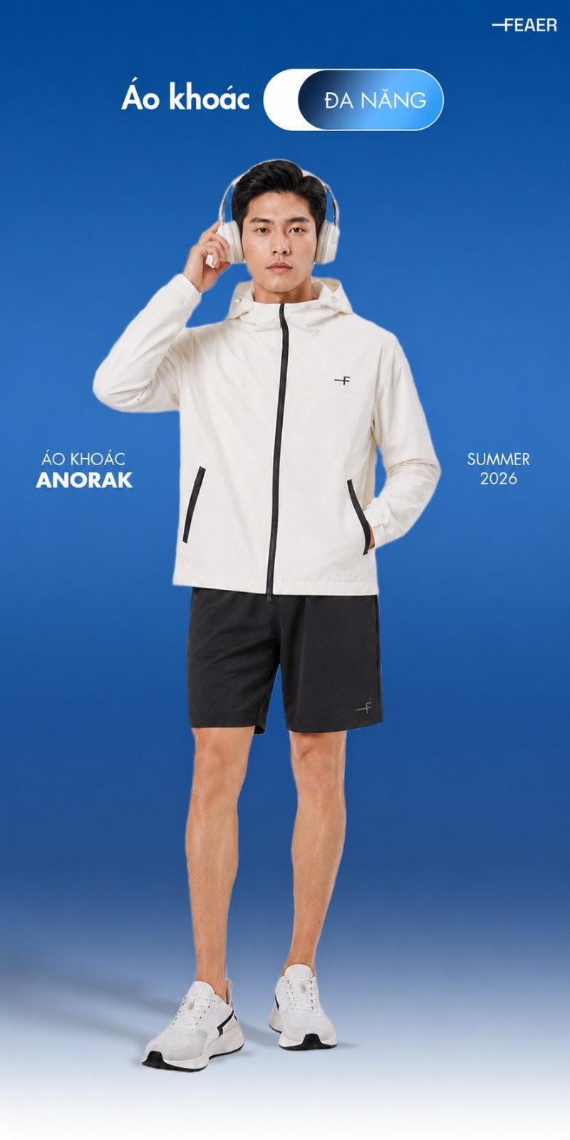 Tổng quan thiết kế áo khoác Anorak FEAER