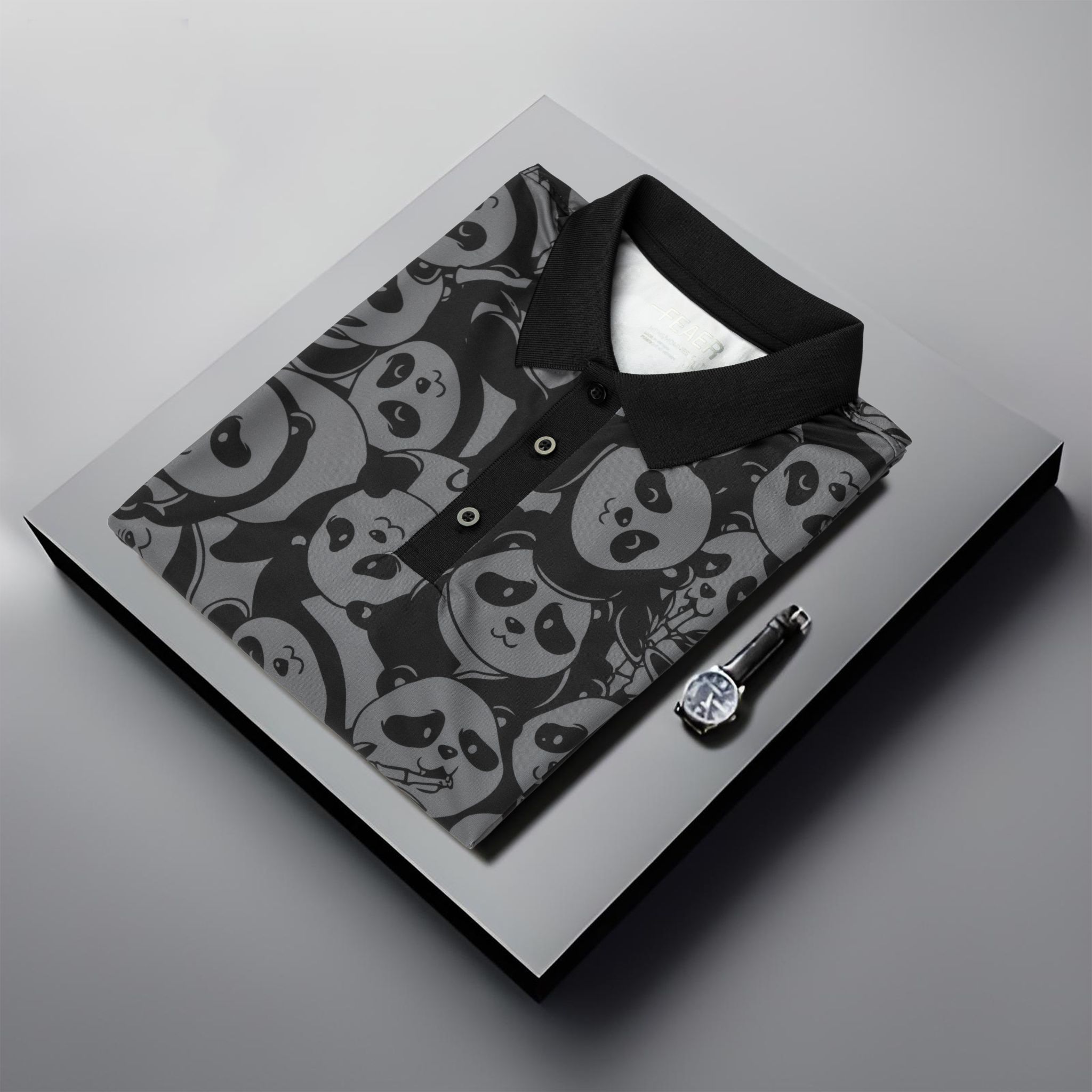 SP608 - Áo Polo Giant Panda