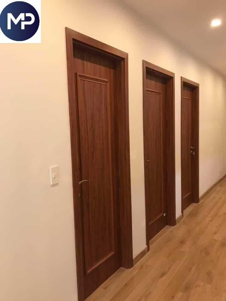Thi công lắp đặt cửa gỗ nhựa G7 Kosdoor tại Chung Cư Usilk