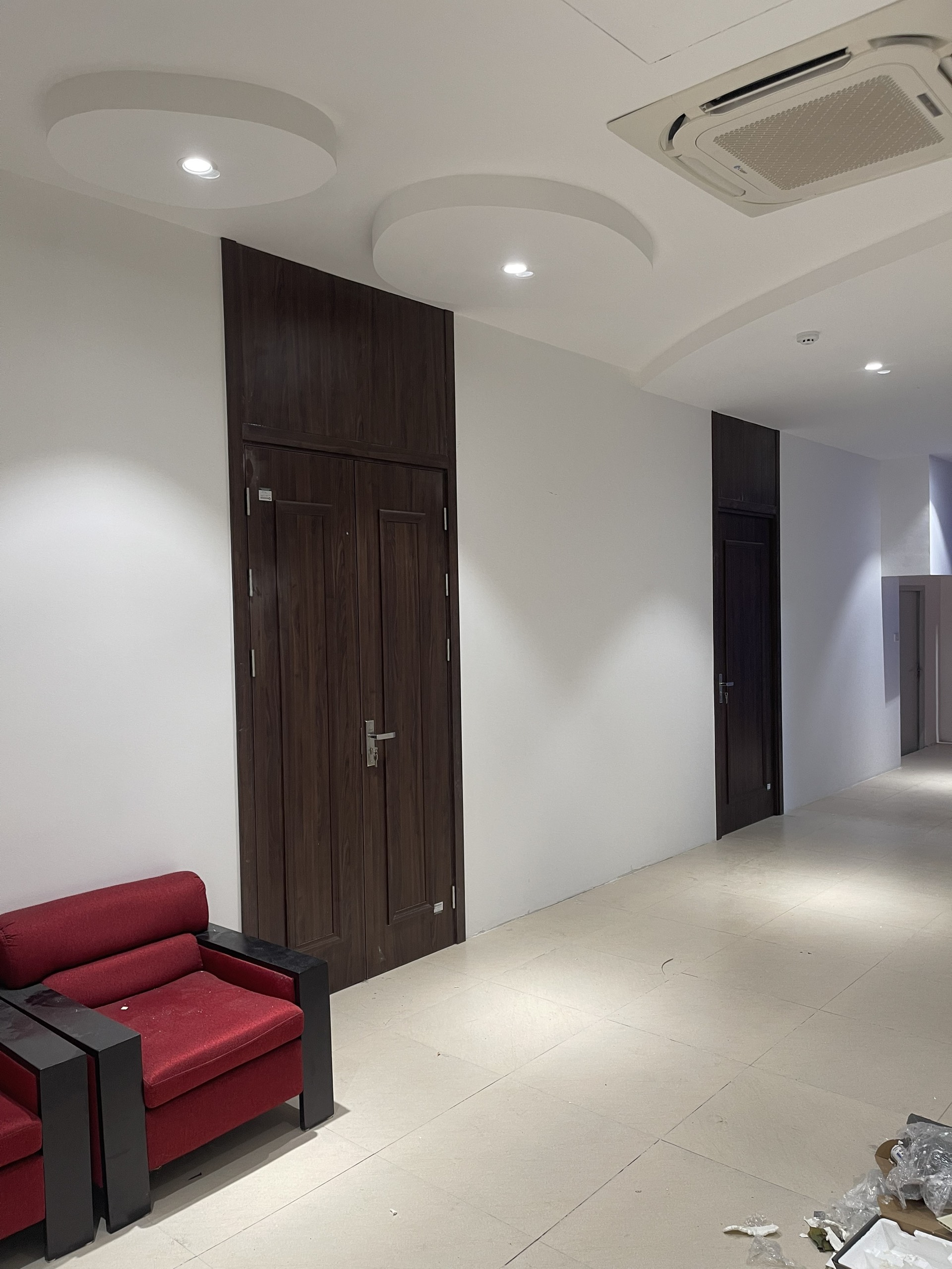 Thi công hệ thống cửa Hội trường, cửa phòng ăn tại Tổng công ty cơ khí xây dựng - Minh Khai Hà Nội