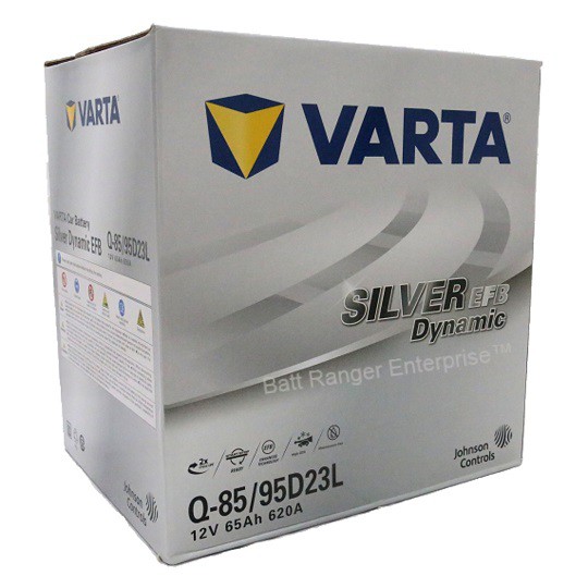 Ắc quy Varta EFB Q85/95D23L (12v-65ah)