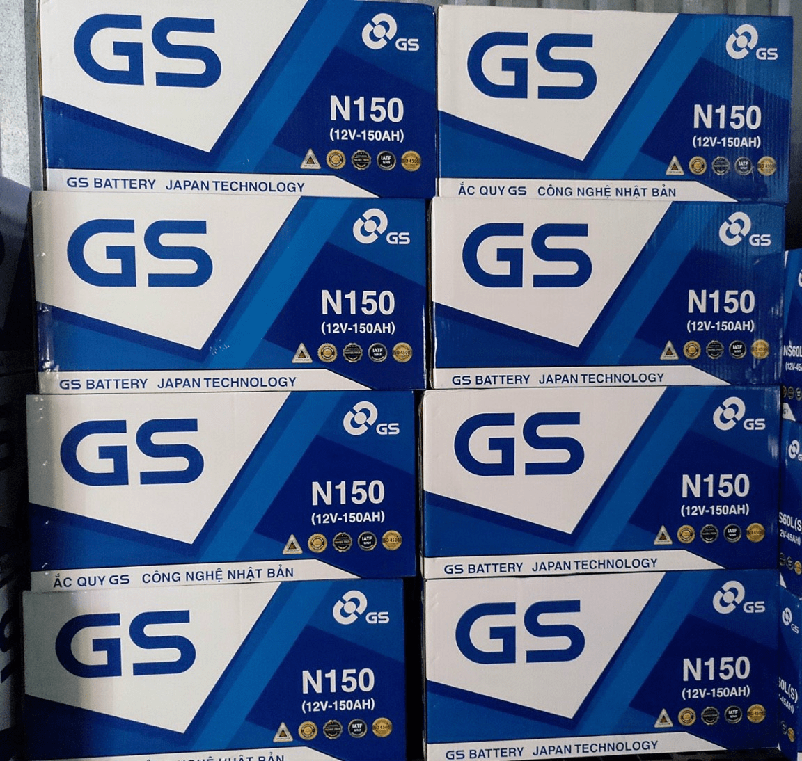 Ắc Quy GS N150 Cho Xe Tải – Lựa Chọn Sức Mạnh Bền Bỉ Cho Xe Chạy Đường Dài