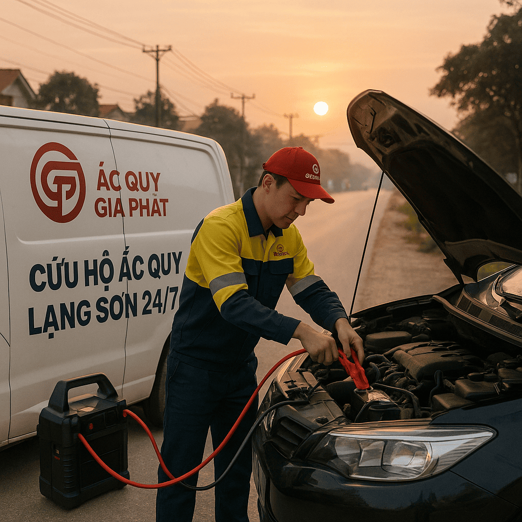 Ắc Quy Gia Phát: Cứu Hộ Ắc Quy Ô Tô Lạng Sơn 24/7 – Gọi Là Đến Ngay, An Tâm Khởi Hành!
