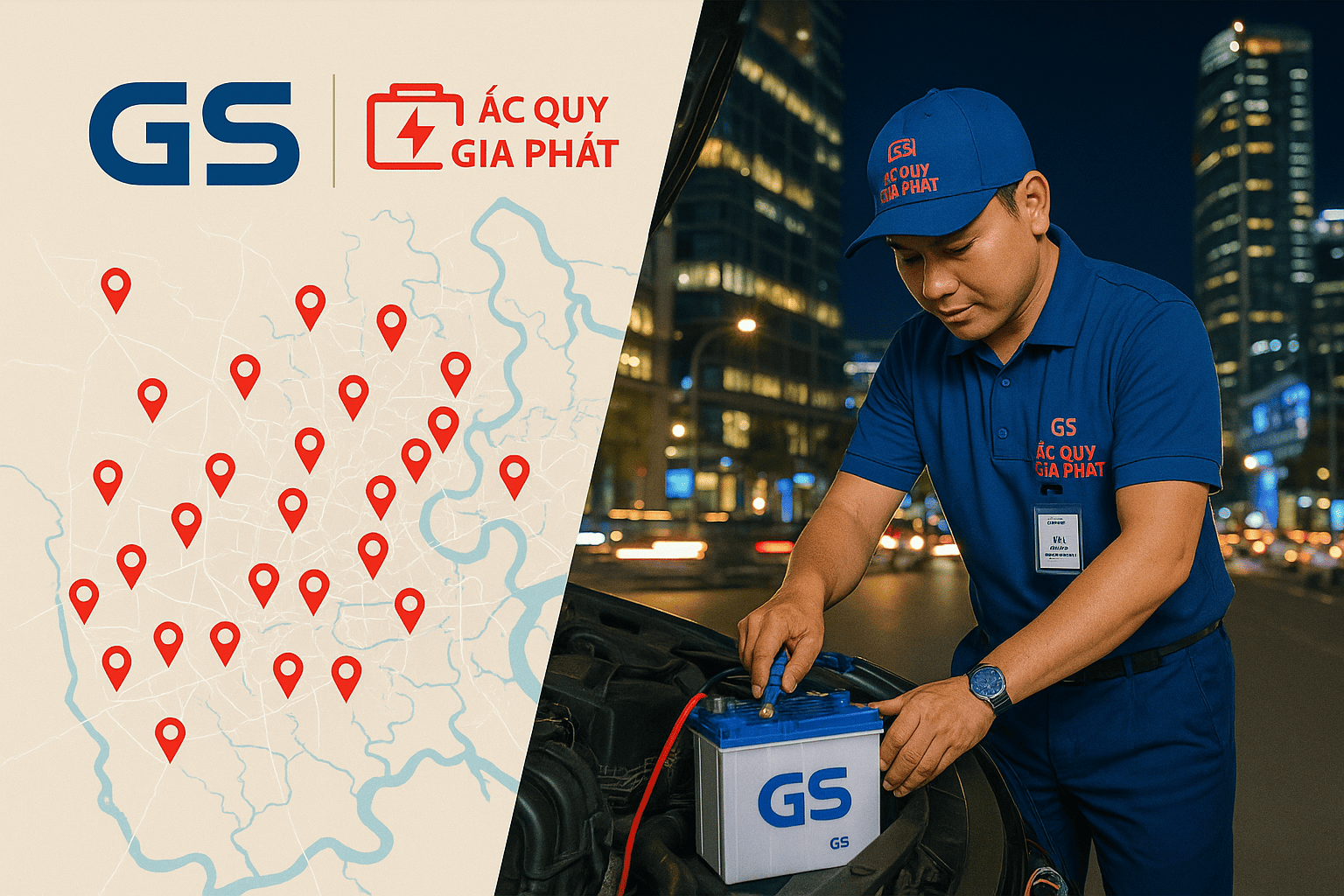 Ắc Quy Gia Phát: Đại Lý Ắc Quy GS Chính Hãng #1 TP. Hồ Chí Minh – Giá Tốt, Phục Vụ 24/7 Toàn Thành Phố