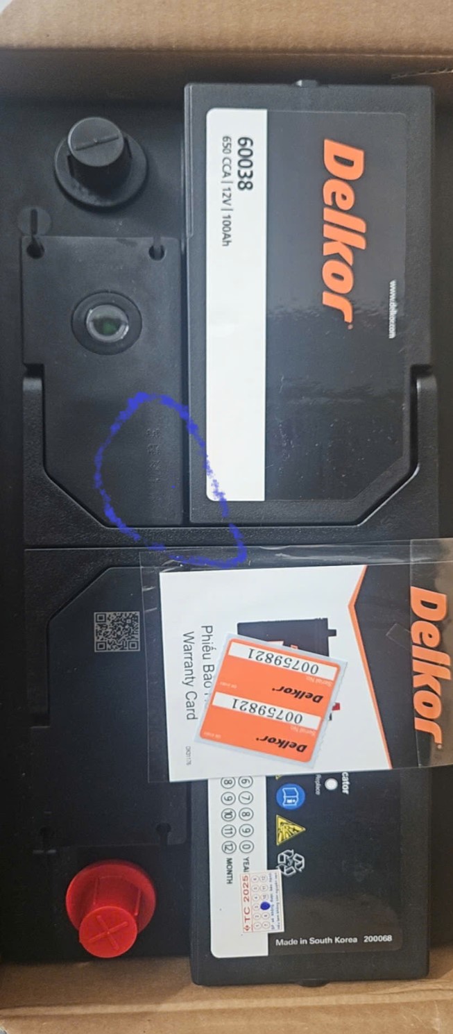 Cách xem ngày sản xuất ắc quy Delkor chính xác nhất (chuẩn nhà máy Delkor)