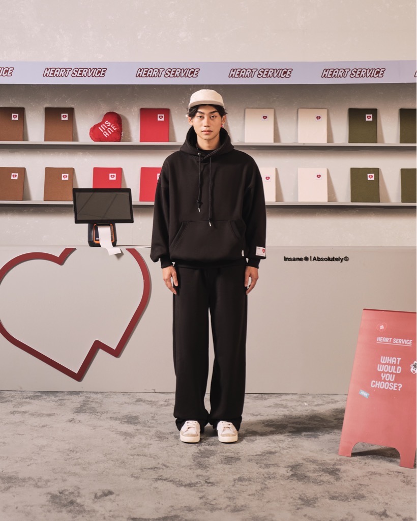 Insane® “Heart Service” Hoodie - Black