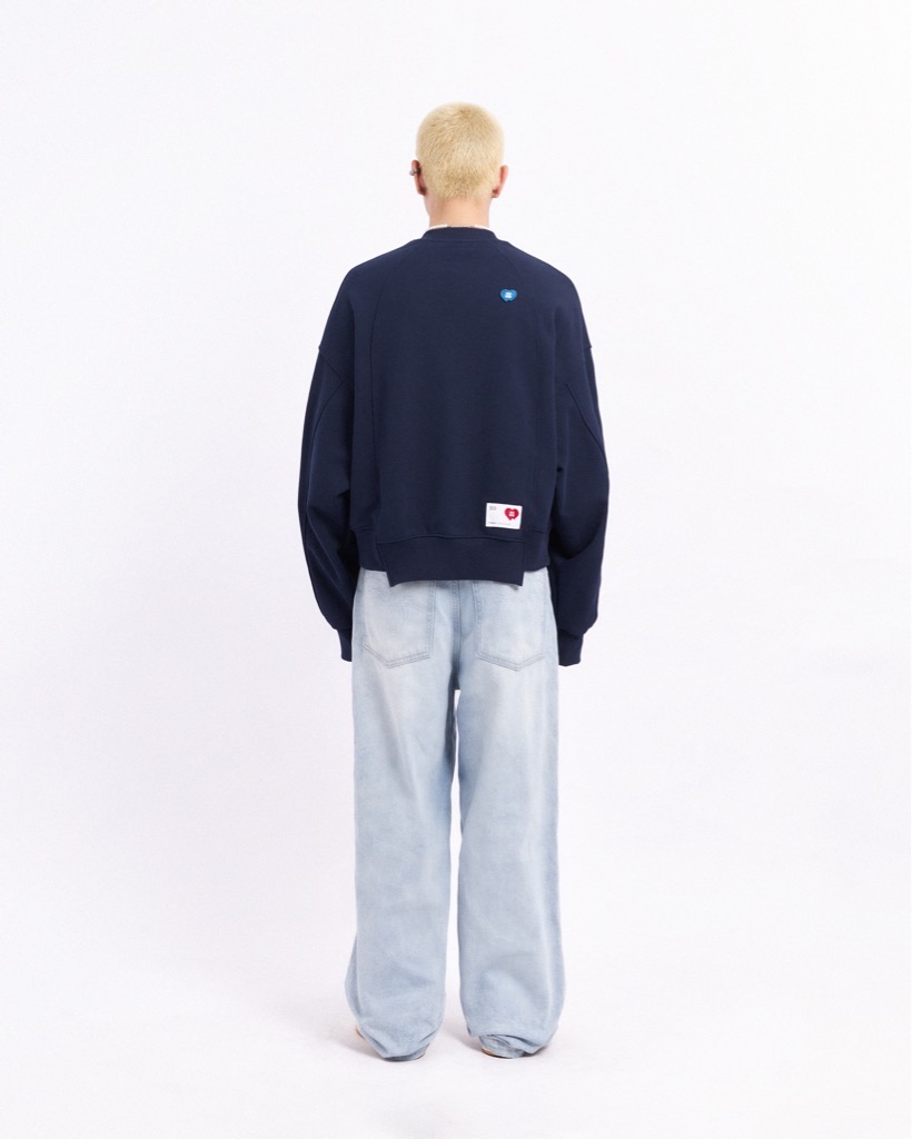 Insane® YHFIM Boxy Sweater - Navy