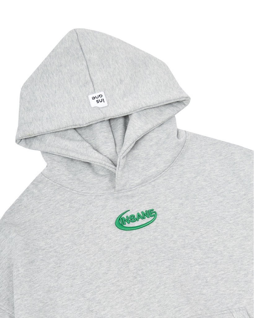 Insane® Pocket Boxy Hoodie - Melange