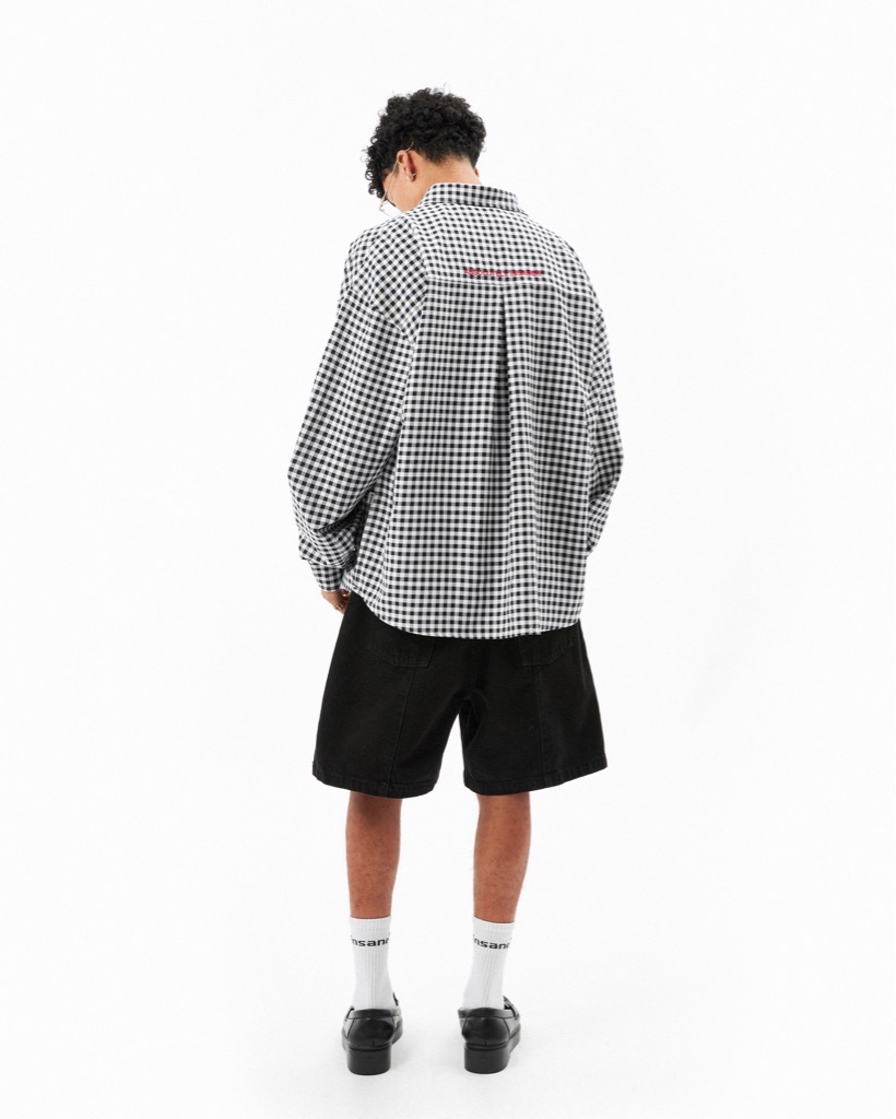 Insane® Checked Shirt - Black