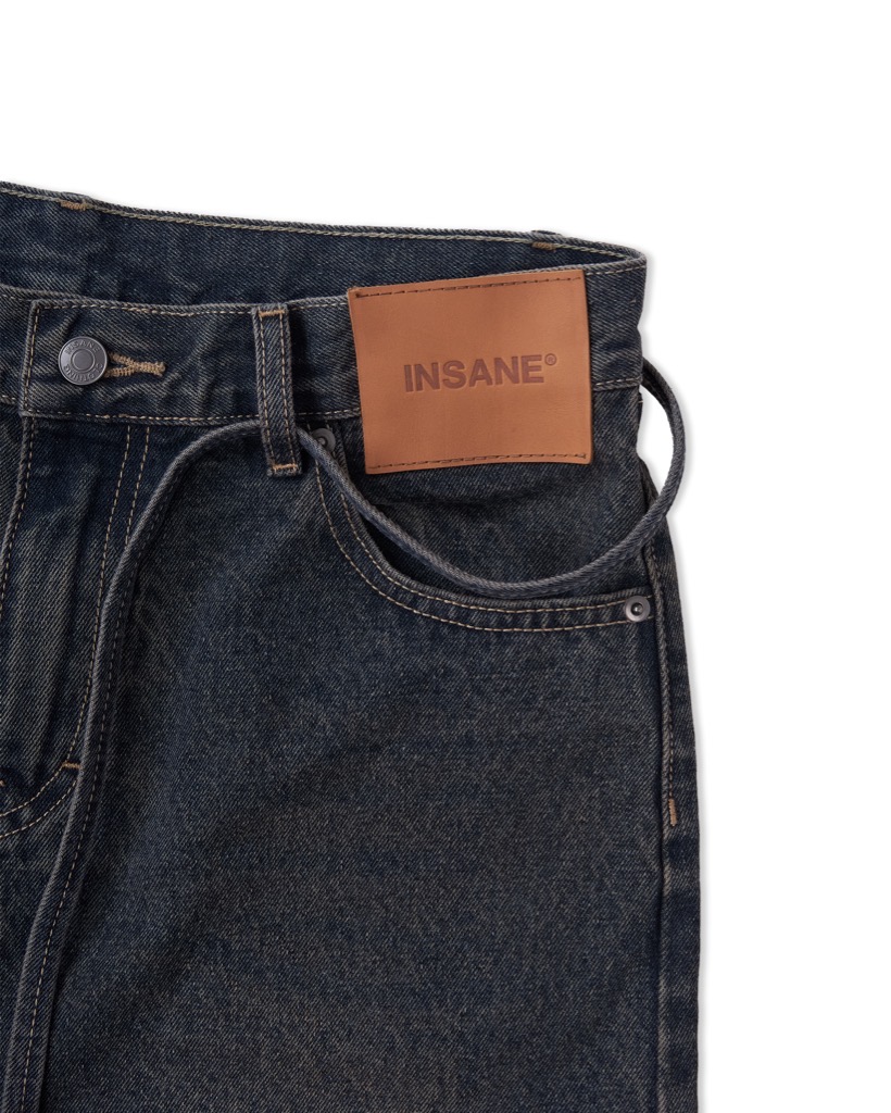 Insane® Baggy Basic Jeans - Deep Sea