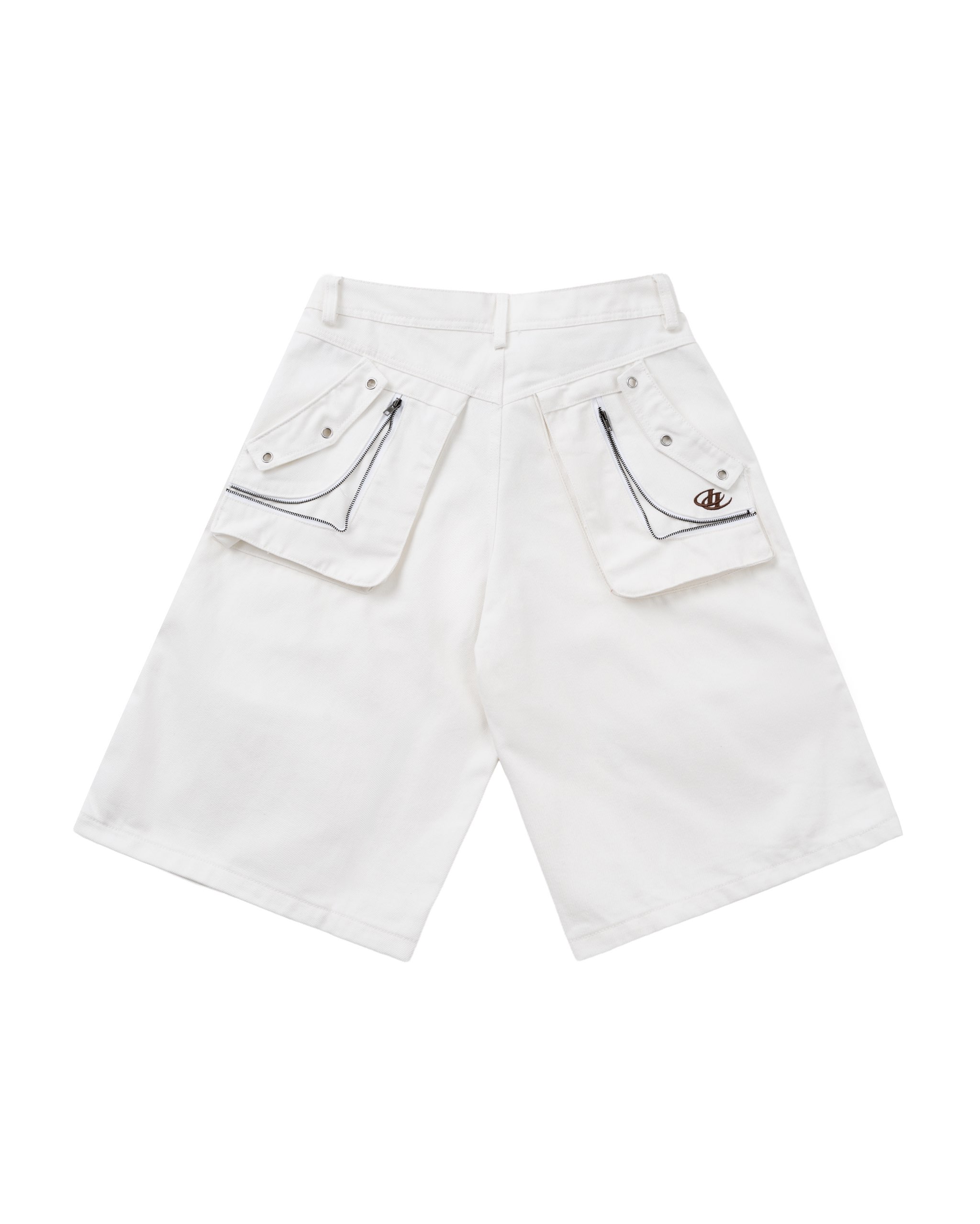 Insane® Rawline Jorts - White