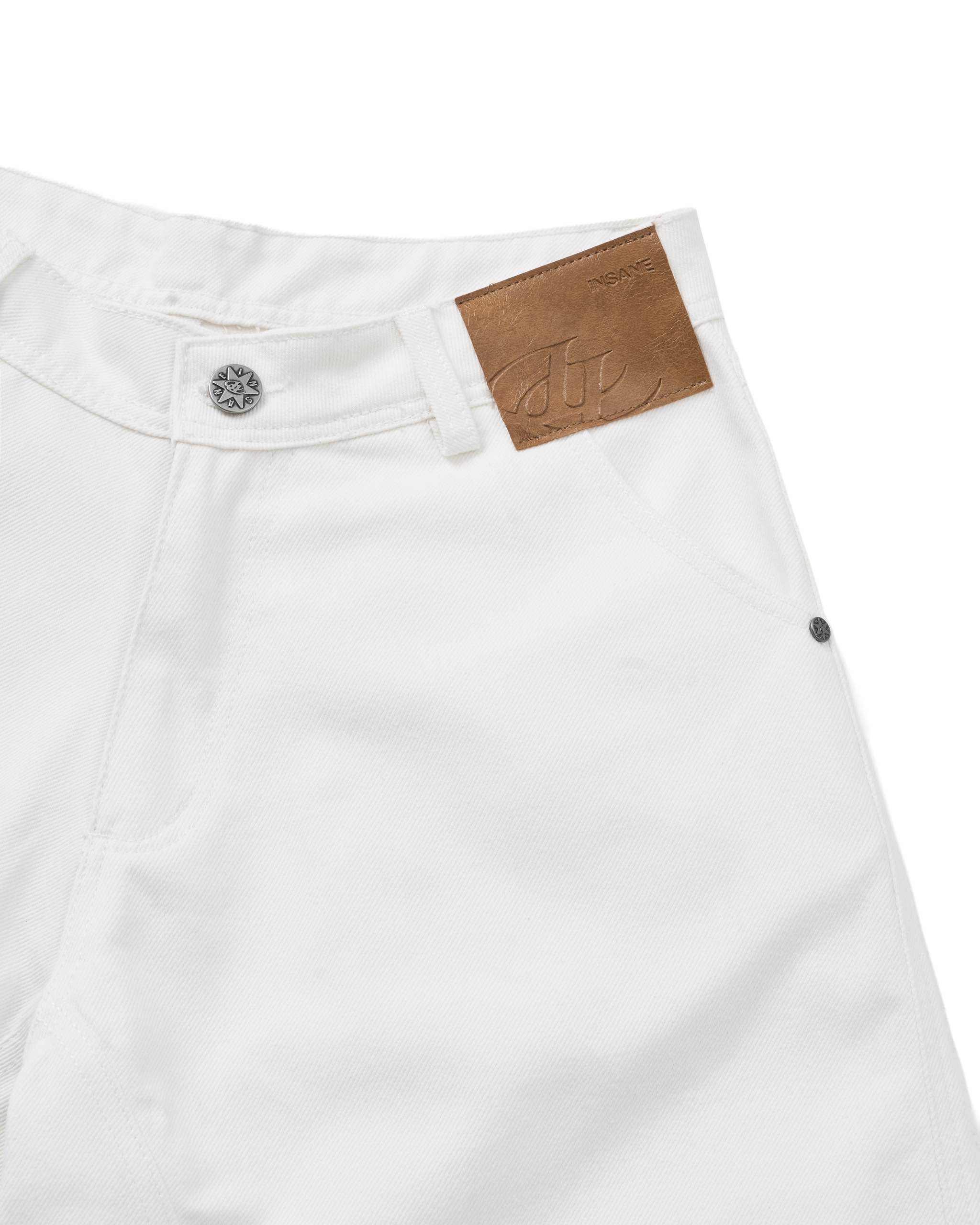 Insane® Rawline Jorts - White
