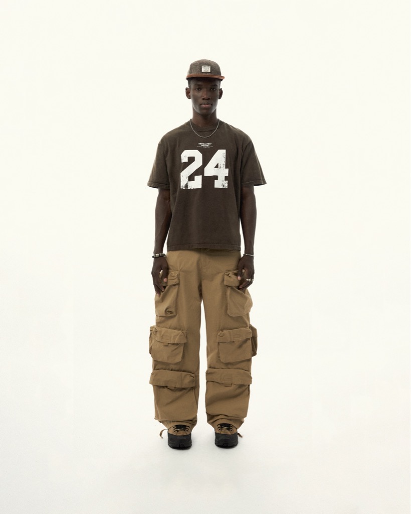 Insane® “24” Boxy Washed Tee - Brown