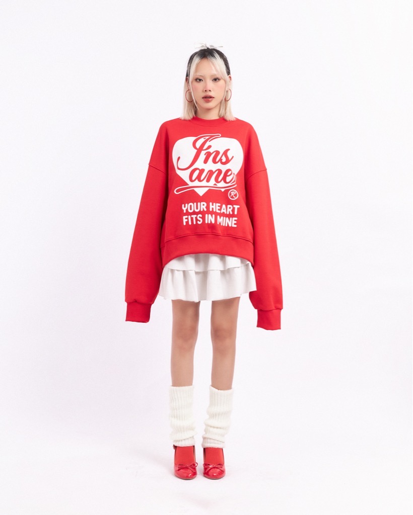 Insane® YHFIM Boxy Sweater - Red