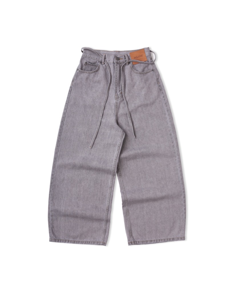 Insane® Baggy Basic Jeans - Light Grey