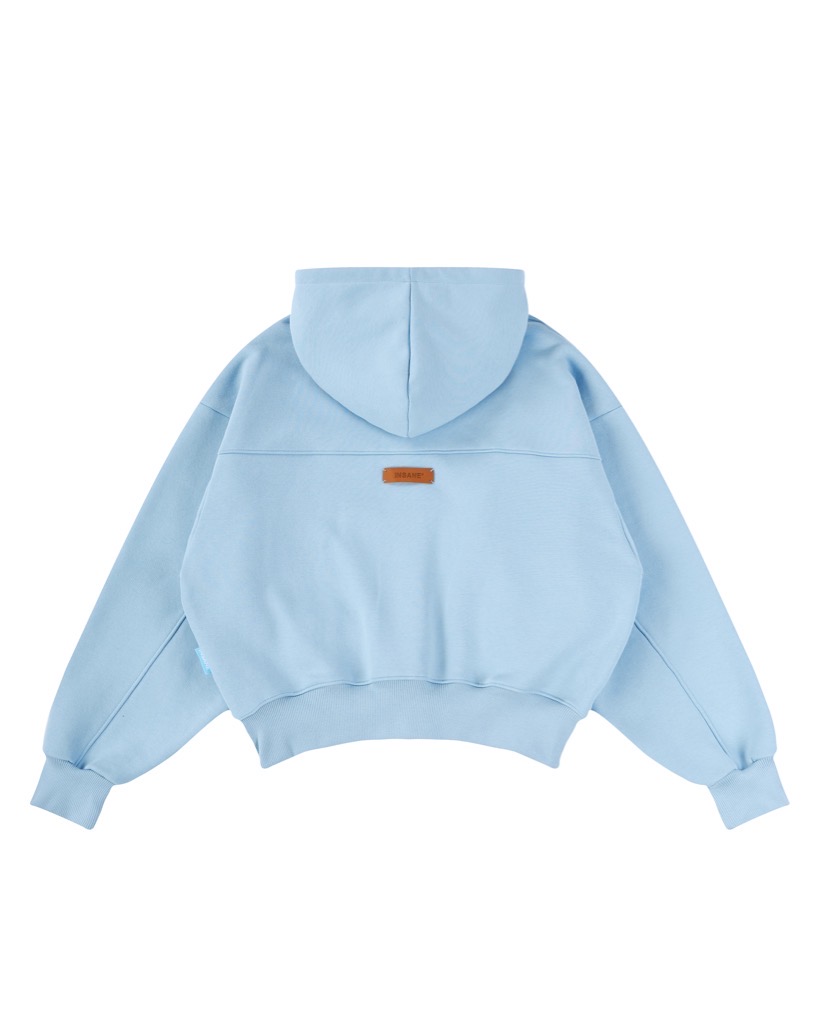 Insane® Weekly Boxy Hoodie Zip - Baby Blue
