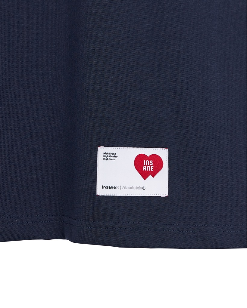 Insane® “Heart Service” Pocket Tee - Navy