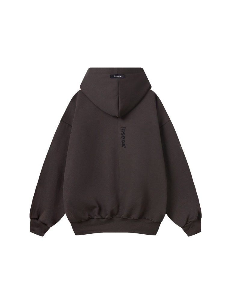 Insane® Waffle Hoodie - Brown