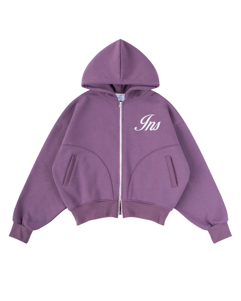 Insane® Weekly Boxy Hoodie Zip - Lavender