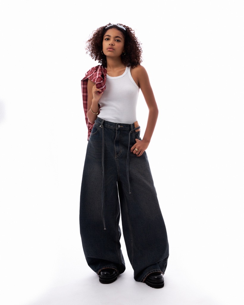 Insane® Baggy Basic Jeans - Deep Sea