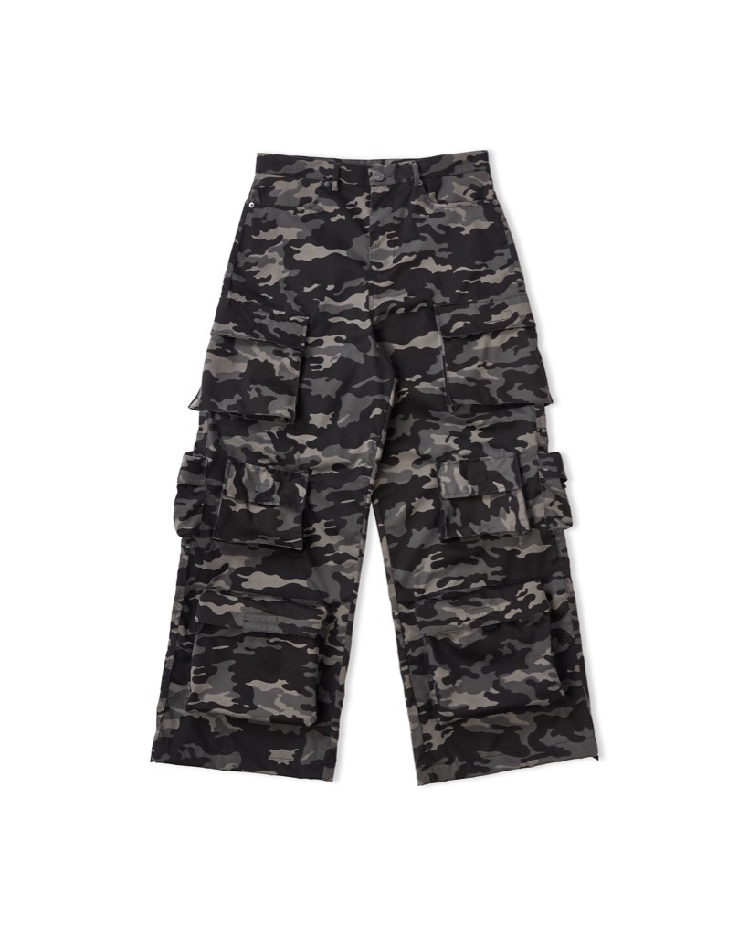 Insane® Baggy Camo Pants - Green