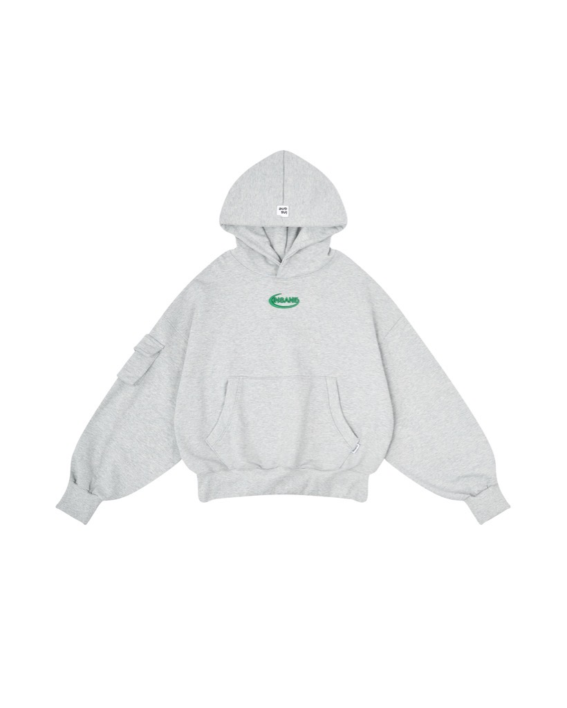 Insane® Pocket Boxy Hoodie - Melange