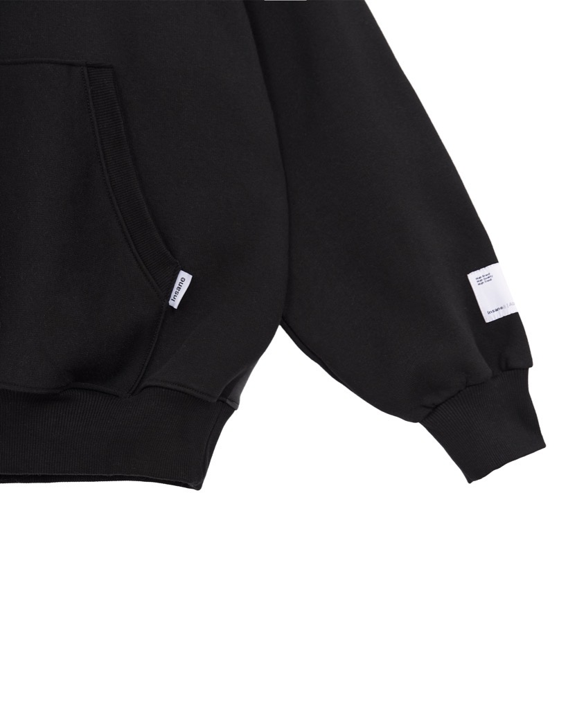 Insane® Waffle Hoodie 2.0 - Smoky Black